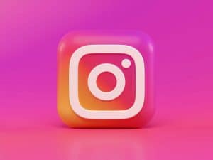An icon of instagram