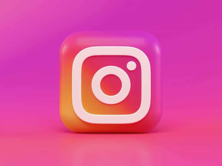 An icon of instagram