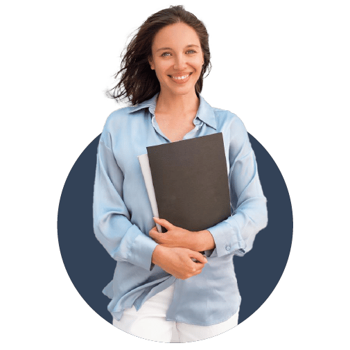 A happy female business owner of a limited company, using tax saving tips