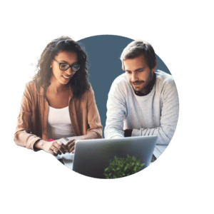 Two young professionals looking at Raising Finance for Your Business: A Complete Guide by Go Impartial