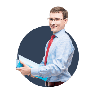 An everyday bookkeeper, ready to answer any questions about their services