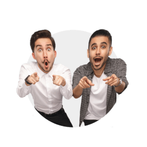 Two casual business owners that know all the essential marketing metrics that entrepreneurs need to know